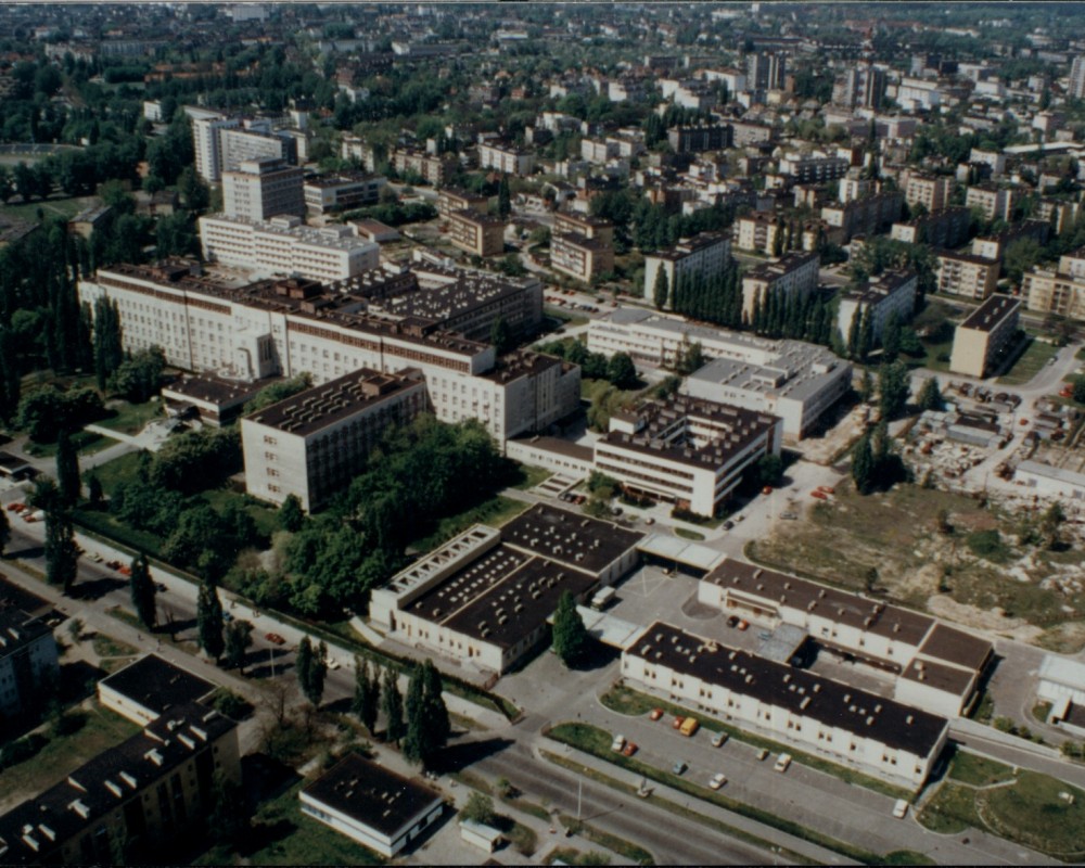 Szpital z lotu ptaka lata 80